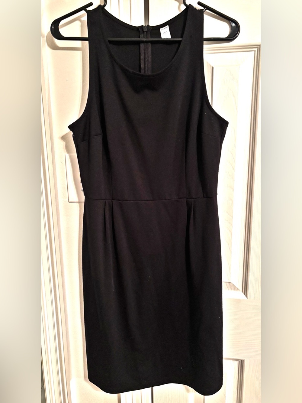 Old Navy Black Sleeveless Midi Sheath Dress